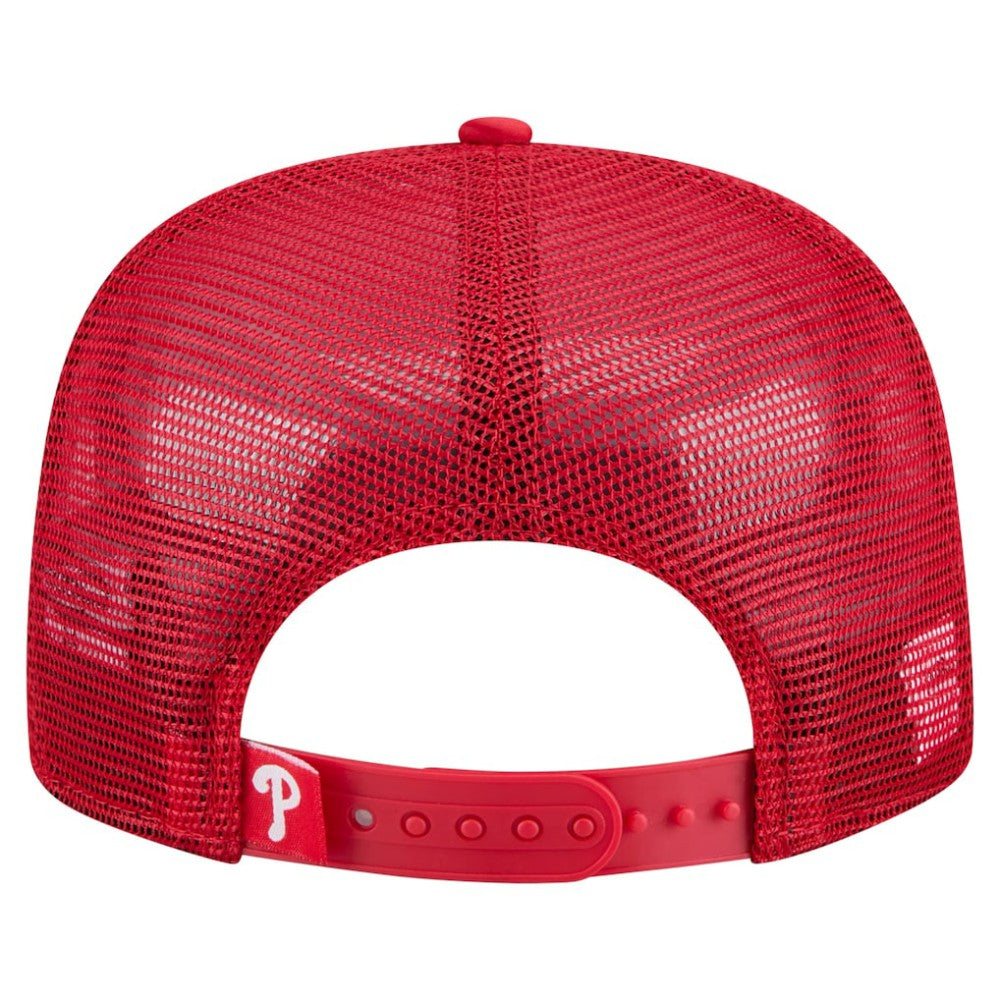 Philadelphia Phillies New Era Retro Satin Script Golfer Adjustable Hat - MLB