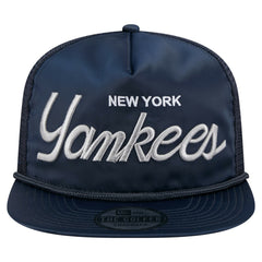 New York Yankees New Era Retro Satin Script Golfer Adjustable Hat - MLB