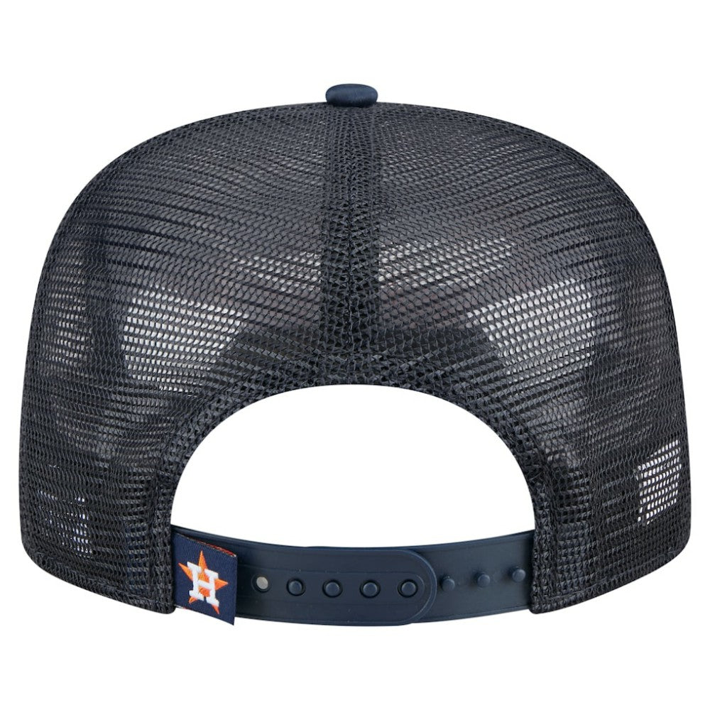 Houston Astros New Era Retro Satin Script Golfer Adjustable Hat - MLB
