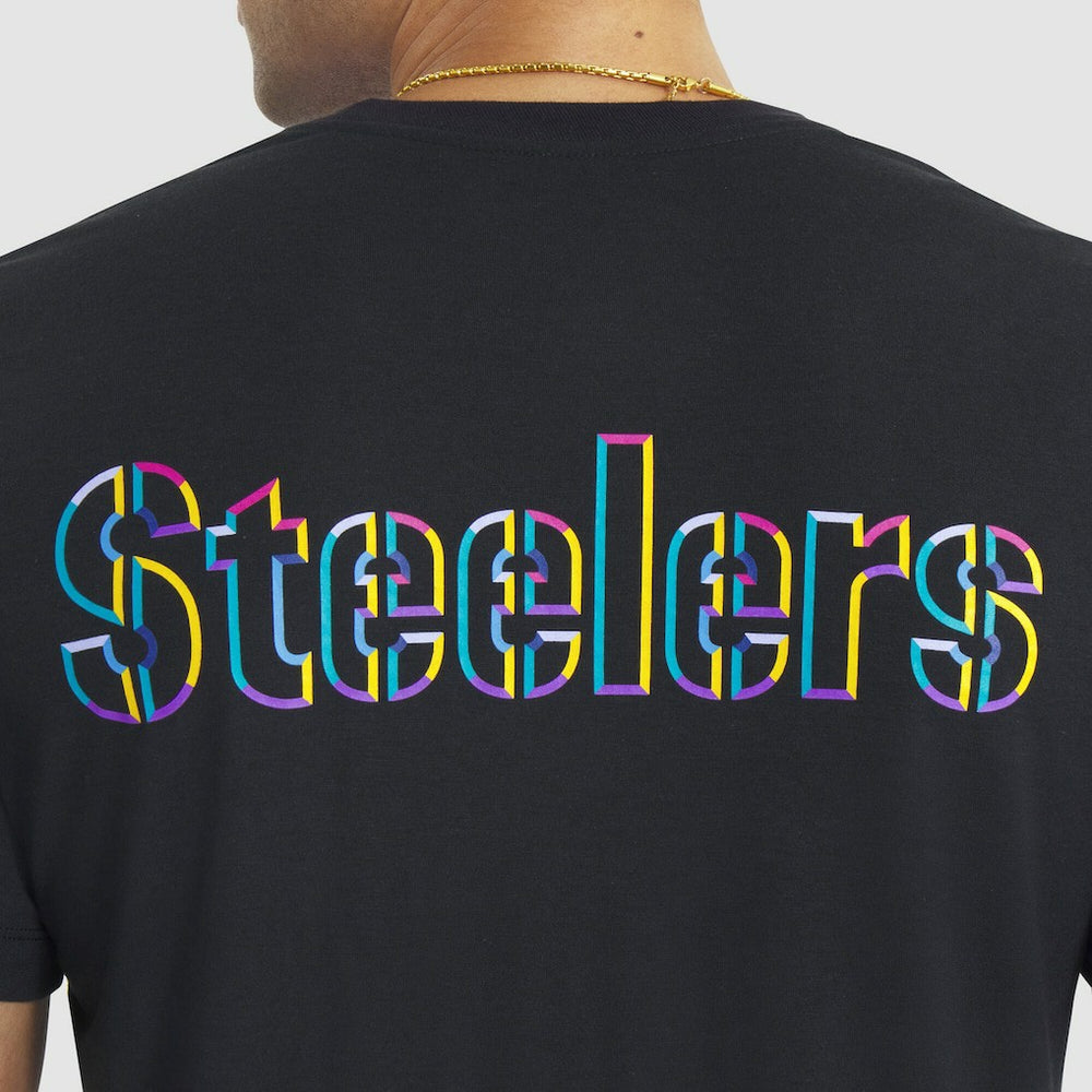 Pittsburgh Steelers Tall 2025 NFL Crucial Catch Tri-Blend Dri-FIT T-Shirt Black | Nike for Sale