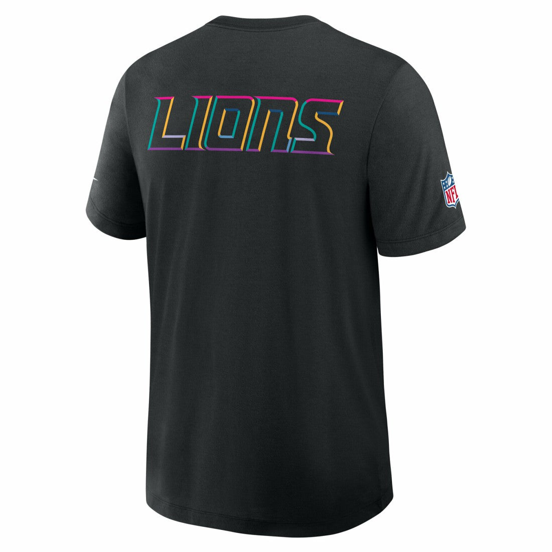 Detroit Lions Tall 2025 NFL Crucial Catch Tri-Blend Dri-FIT T-Shirt Black | Nike for Sale