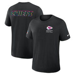 Kansas City Chiefs Tall 2025 NFL Crucial Catch Tri-Blend Dri-FIT T-Shirt Black | Nike for Sale