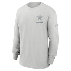 Dallas Cowboys Essential Heavy Max90 Long Sleeve T-Shirt Gray | Nike for Sale