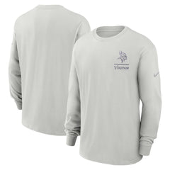 Minnesota Vikings Essential Heavy Max90 Long Sleeve T-Shirt Gray | Nike for Sale