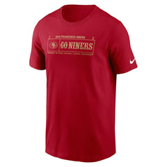 San Francisco 49ers Primetime Local Essential T-Shirt Scarlet | Nike for Sale