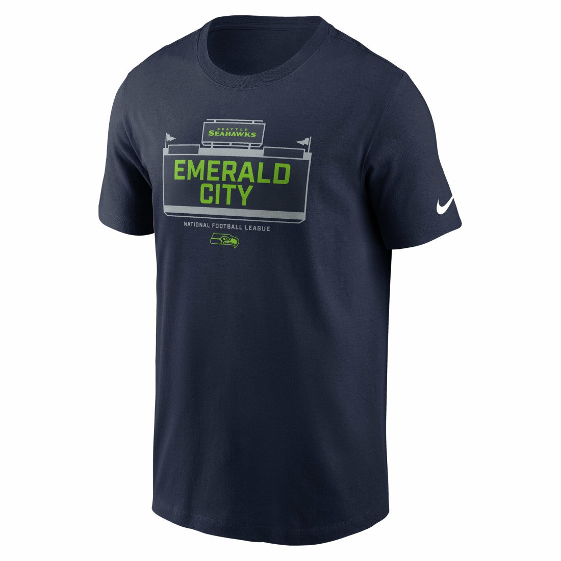 Seattle Seahawks Primetime Local Essential T-Shirt College Navy | Nike for Sale