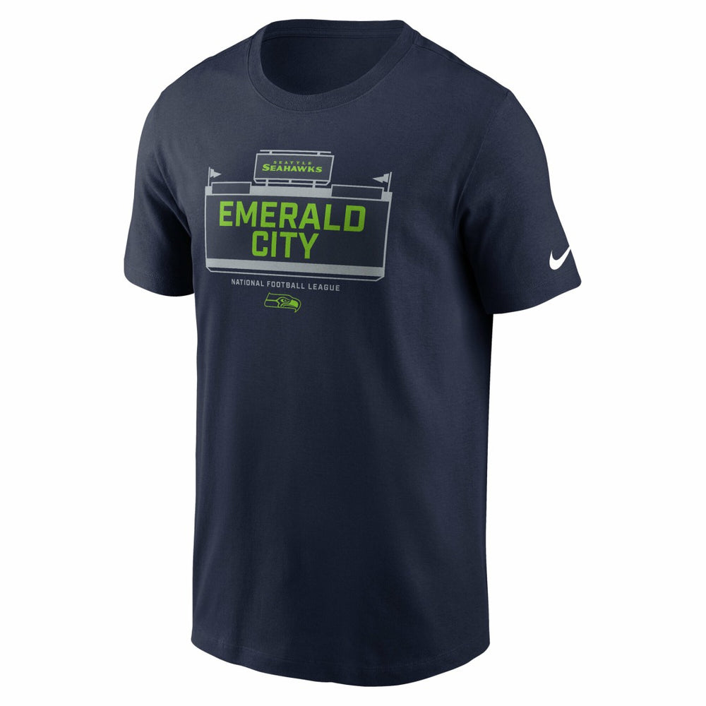 Seattle Seahawks Primetime Local Essential T-Shirt College Navy | Nike for Sale