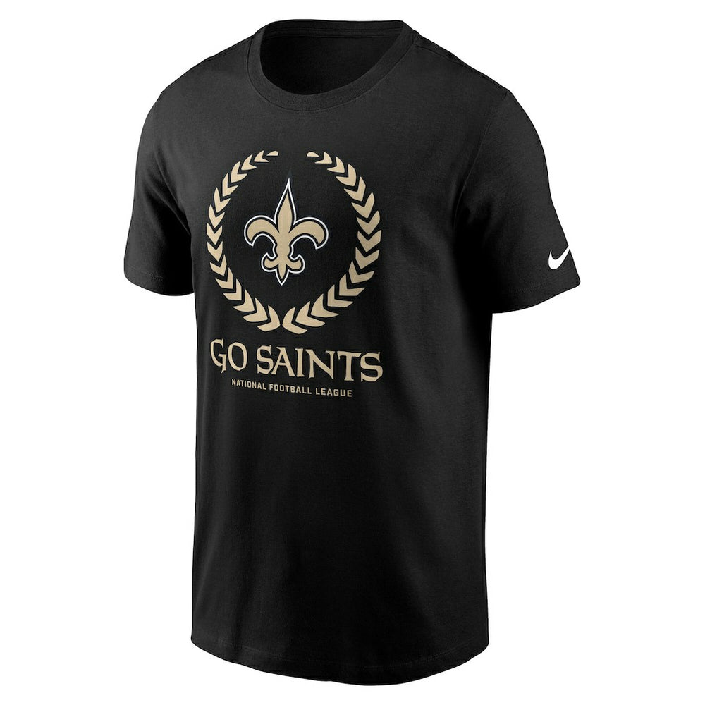 New Orleans Saints Primetime Local Essential T-Shirt Black | Nike for Sale