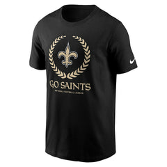 New Orleans Saints Primetime Local Essential T-Shirt Black | Nike for Sale