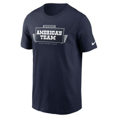 Dallas Cowboys Primetime Local Essential T-Shirt Navy | Nike for Sale