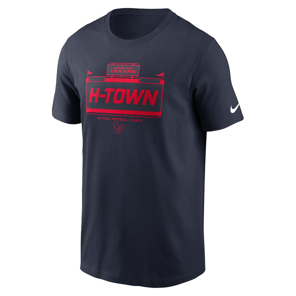 Houston Texans Primetime Local Essential T-Shirt Navy | Nike for Sale