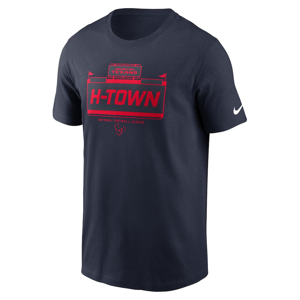 Houston Texans Primetime Local Essential T-Shirt Navy | Nike for Sale