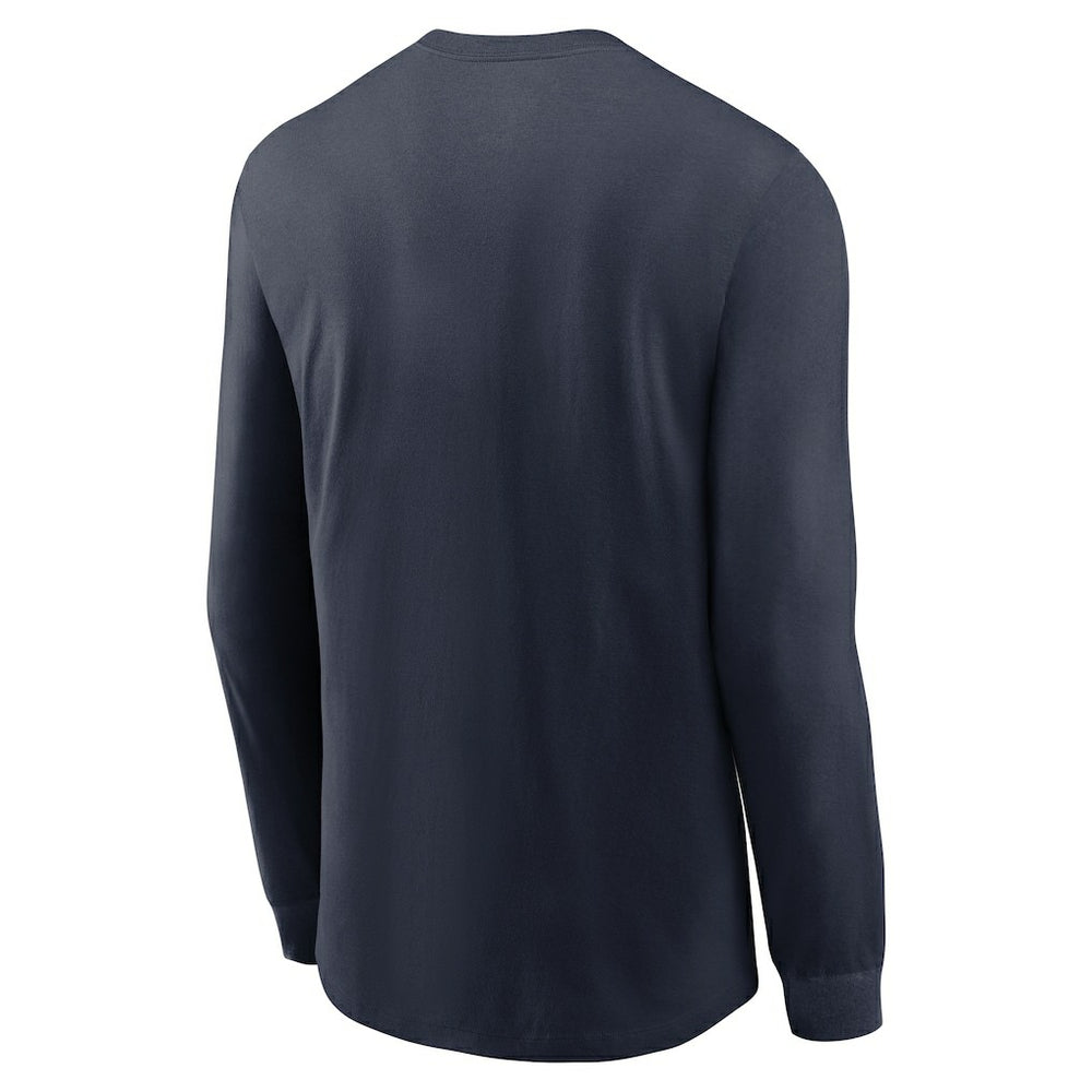 Chicago Bears Play to Win Essential Long Sleeve T-Shirt Navy | Nike for Sale