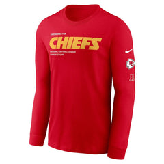 Kansas City Chiefs Play to Win Essential Long Sleeve T-Shirt Red | Nike for Sale