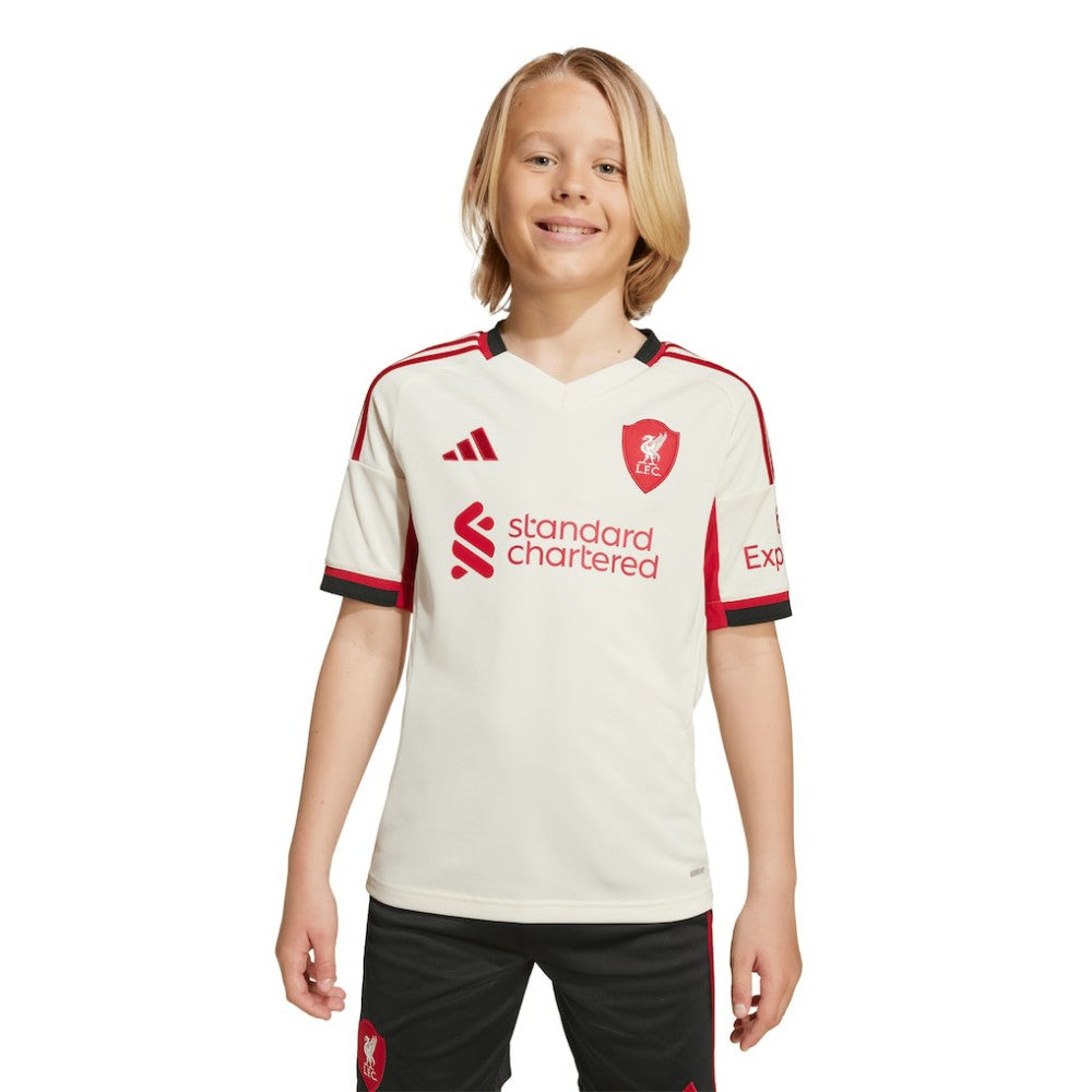 Liverpool Youth 2025/26 Away Replica Jersey White | Adidas Online