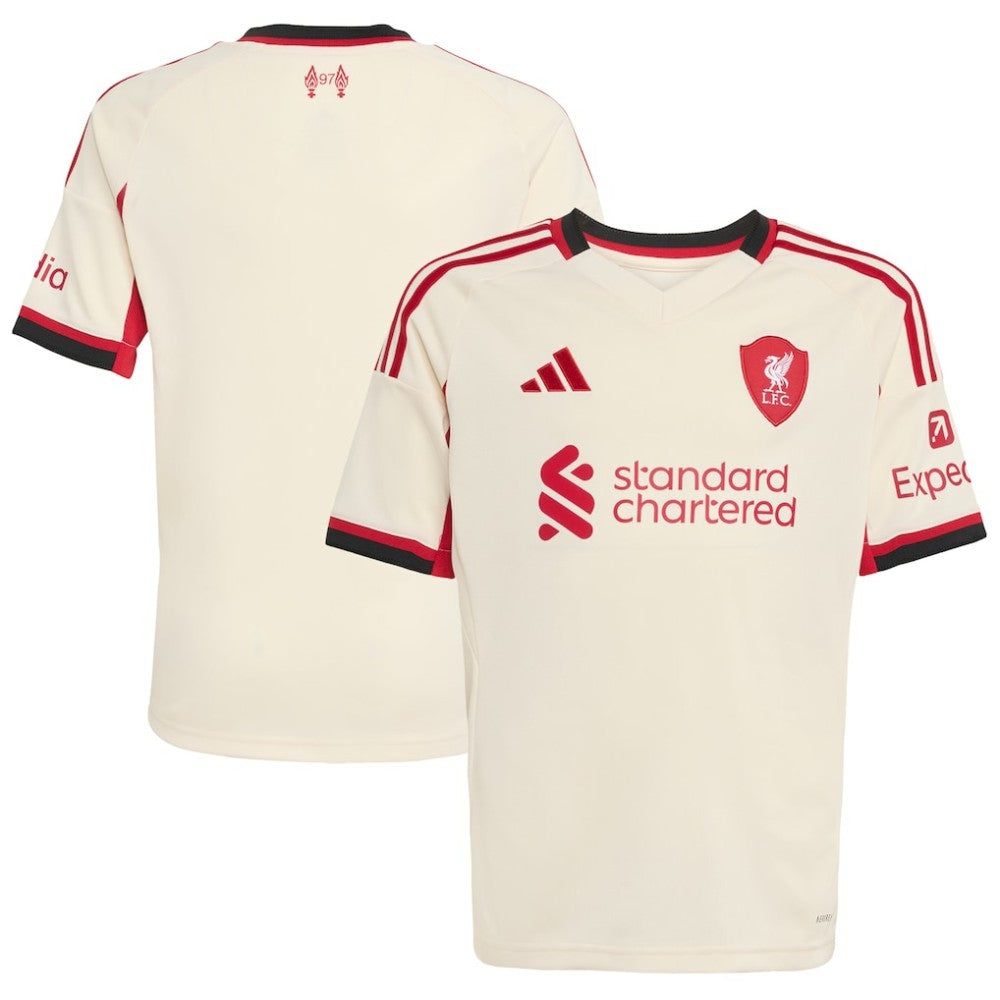 Liverpool Youth 2025/26 Away Replica Jersey White | Adidas Online