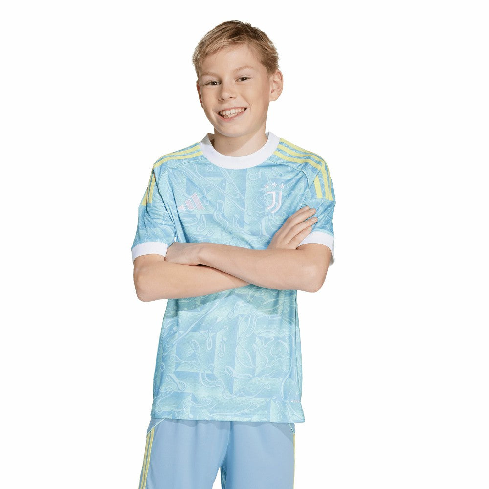 Juventus Youth 2025/26 Away Replica Jersey Blue | Adidas Online