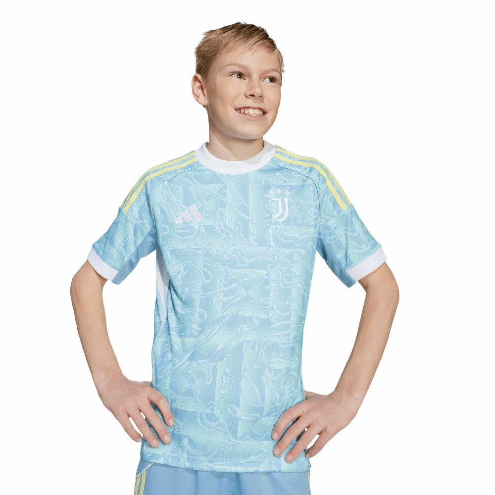Juventus Youth 2025/26 Away Replica Jersey Blue | Adidas Online