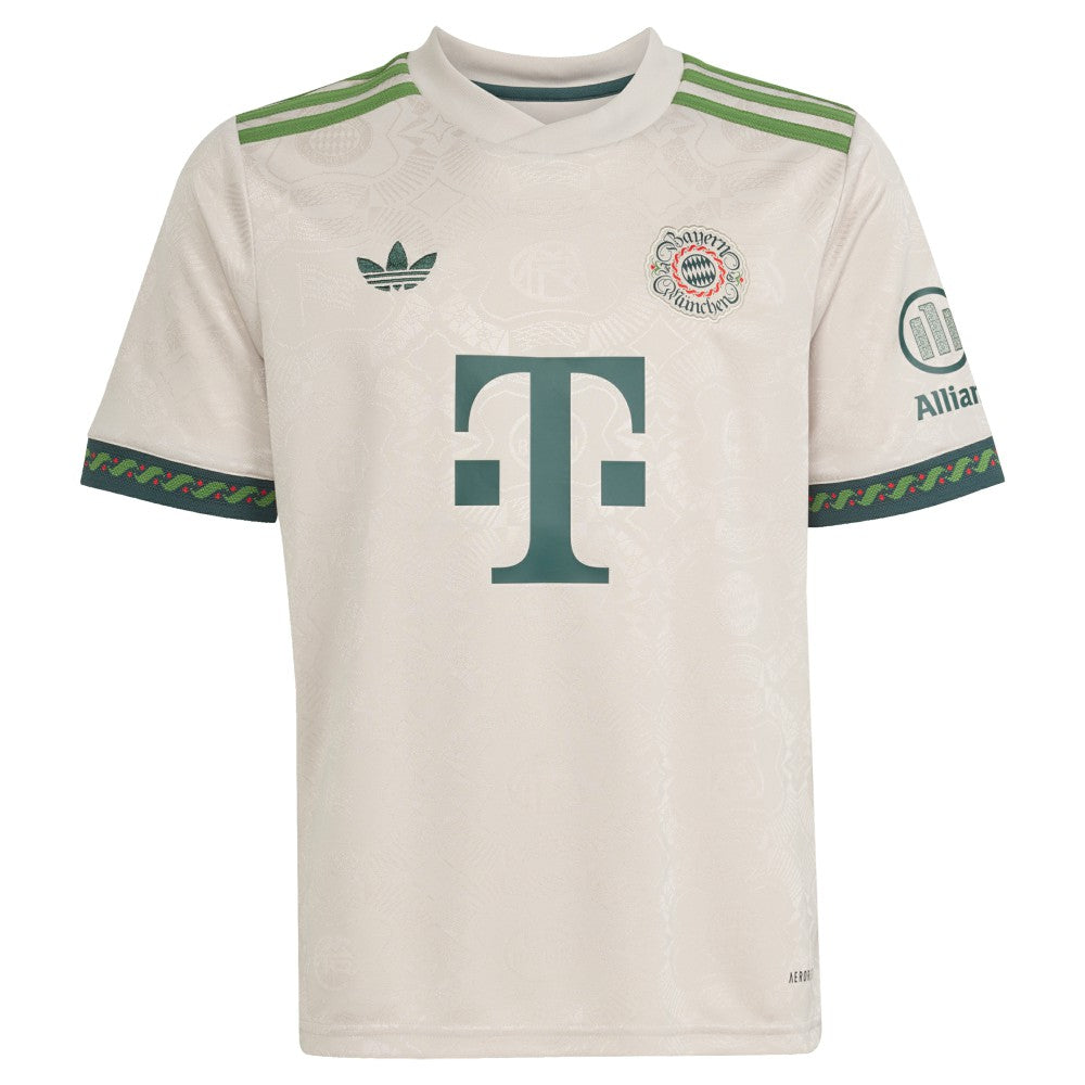 Bayern Munich Youth 2025/26 Fourth Replica Jersey Tan | Adidas discount