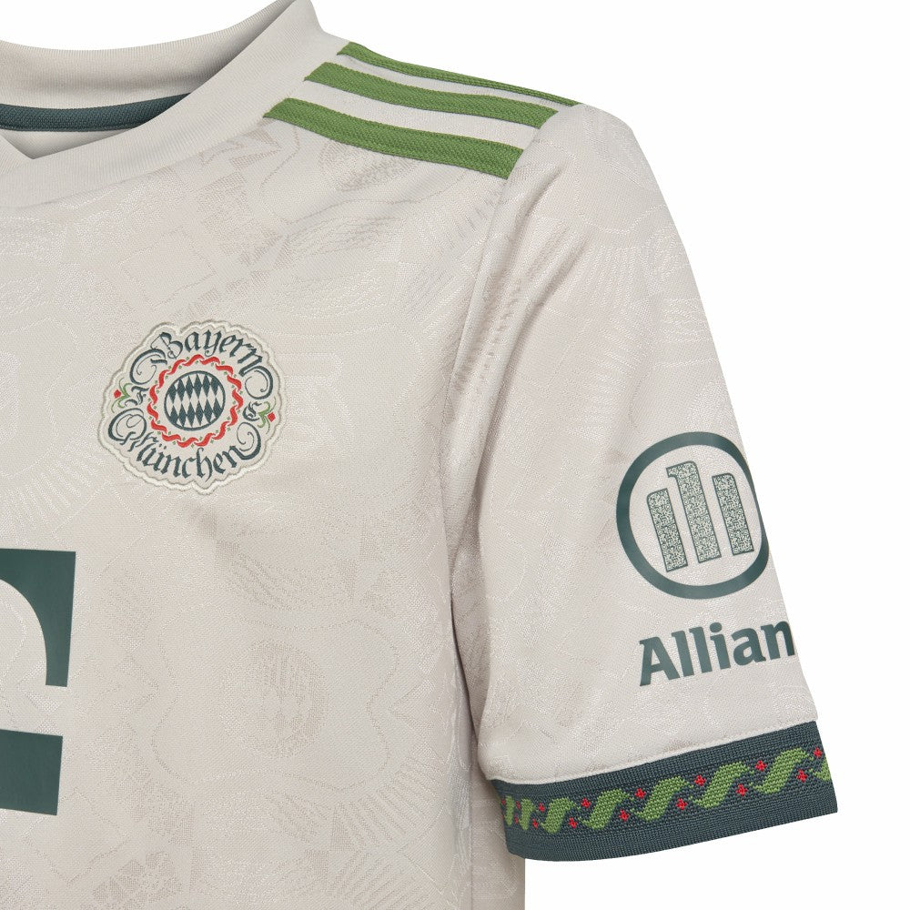 Bayern Munich Youth 2025/26 Fourth Replica Jersey Tan | Adidas discount