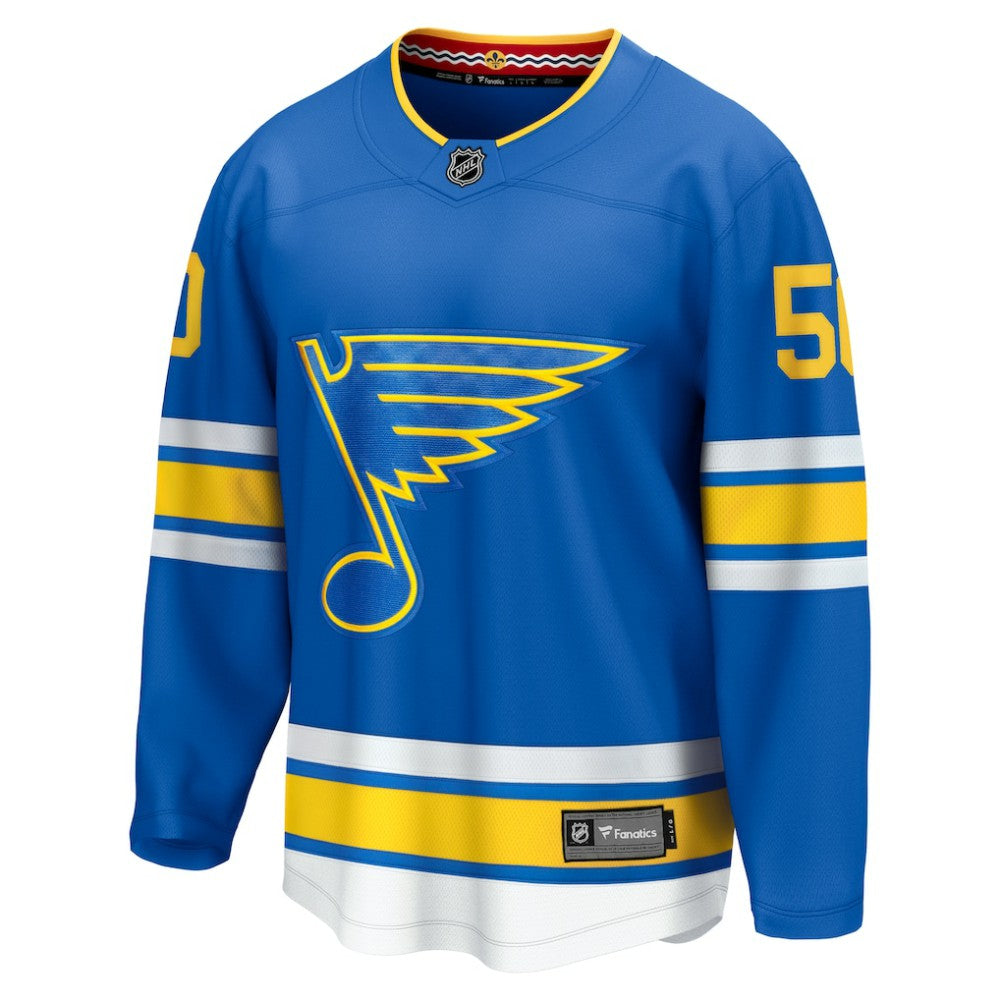 Jordan Binnington St. Louis Blues Fanatics Home Breakaway Player Jersey - Blue - NHL