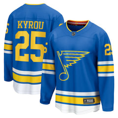 Jordan Kyrou St. Louis Blues Fanatics Home Breakaway Player Jersey - Blue - NHL
