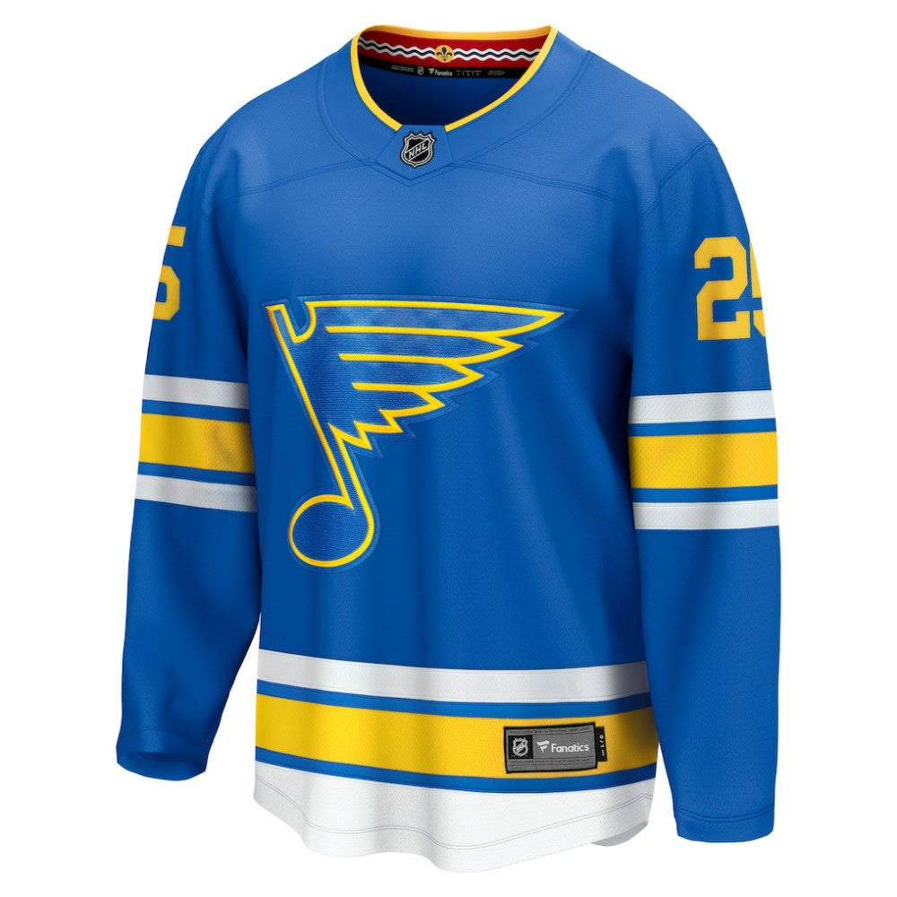 Jordan Kyrou St. Louis Blues Fanatics Home Breakaway Player Jersey - Blue - NHL
