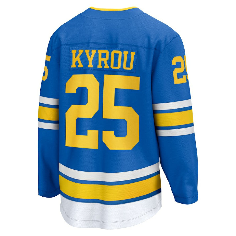 Jordan Kyrou St. Louis Blues Fanatics Home Breakaway Player Jersey - Blue - NHL