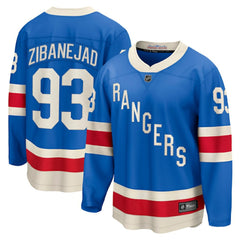 Mika Zibanejad New York Rangers Fanatics Centennial Breakaway Jersey - Blue - NHL