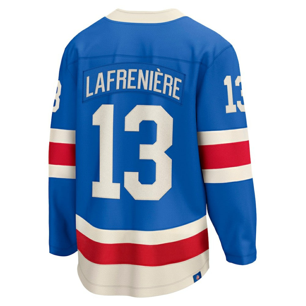 Alexis Lafreniere New York Rangers Fanatics Centennial Breakaway Jersey - Blue - NHL