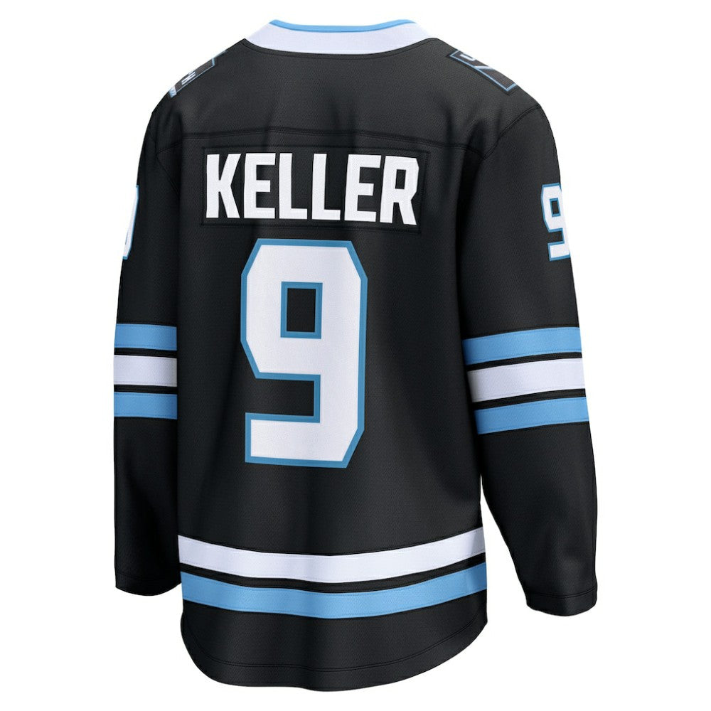 Clayton Keller Utah Mammoth Fanatics Home Breakaway Player Jersey - Black - NHL