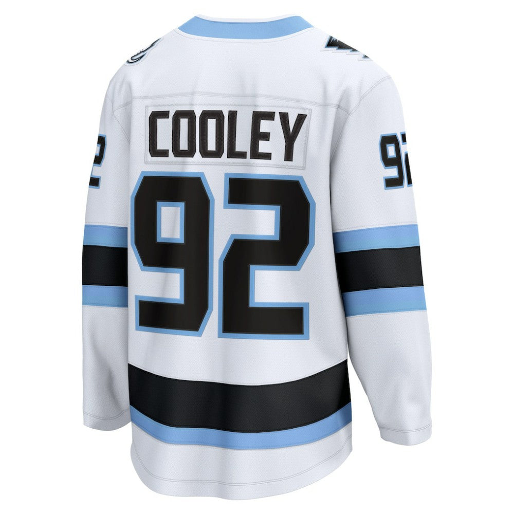 Logan Cooley Utah Mammoth Fanatics Away Breakaway Player Jersey - White - NHL