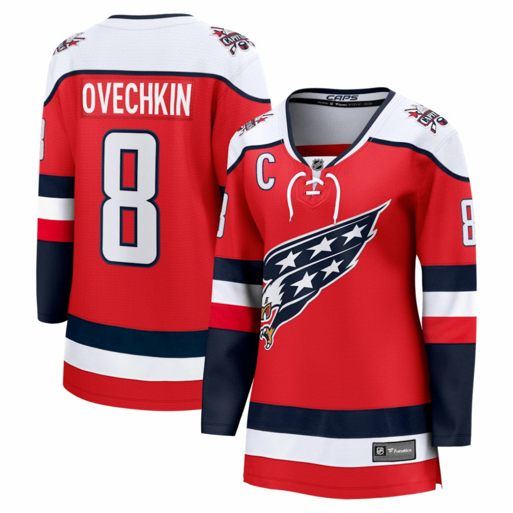Alexander Ovechkin Washington Capitals Fanatics Women's Alternate Breakaway Player Jersey - Red - NHL
