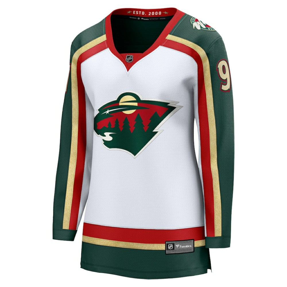 Kirill Kaprizov Minnesota Wild Fanatics Women's 25th Anniversary Breakaway Player Jersey - White - NHL