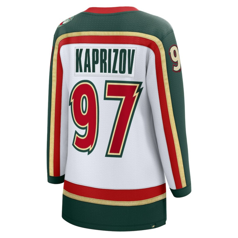 Kirill Kaprizov Minnesota Wild Fanatics Women's 25th Anniversary Breakaway Player Jersey - White - NHL