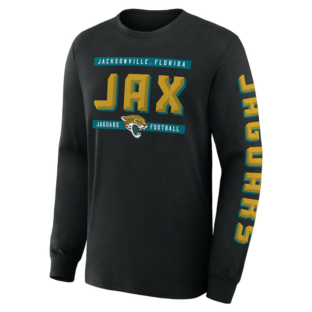 Jacksonville Jaguars Hometown Sweep Legacy Long Sleeve T-Shirt Black | Fanatics