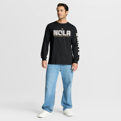 New Orleans Saints Hometown Sweep Legacy Long Sleeve T-Shirt Black | Fanatics