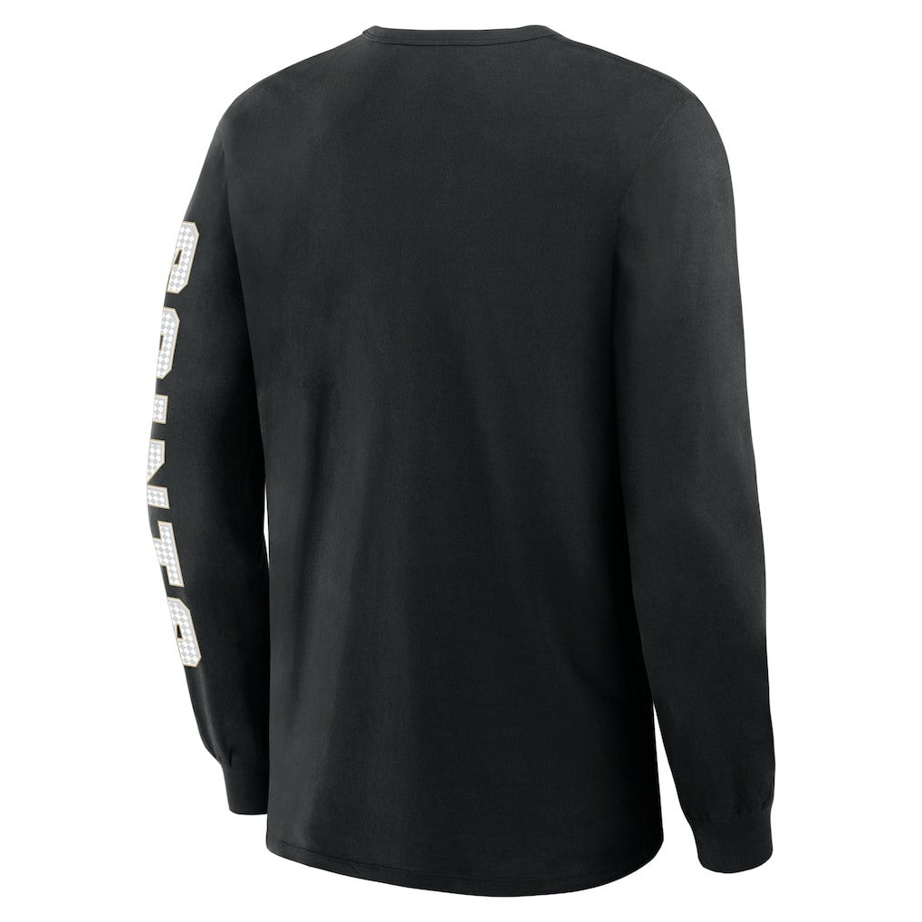 New Orleans Saints Hometown Sweep Legacy Long Sleeve T-Shirt Black | Fanatics