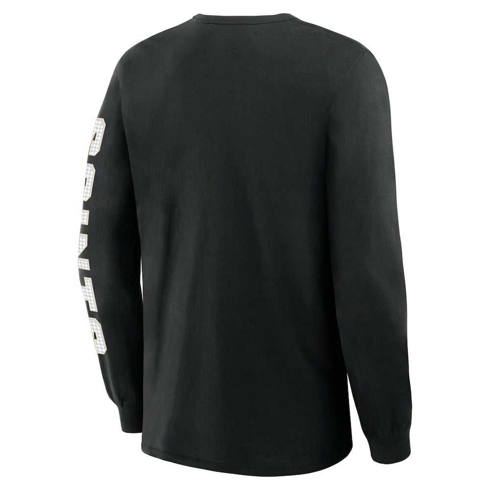 New Orleans Saints Hometown Sweep Legacy Long Sleeve T-Shirt Black | Fanatics