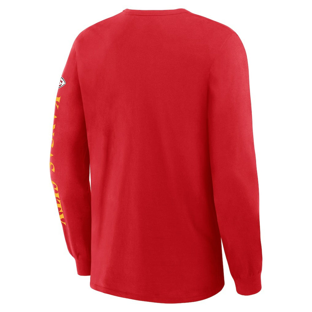 Kansas City Chiefs Hometown Sweep Legacy Long Sleeve T-Shirt Red | Fanatics