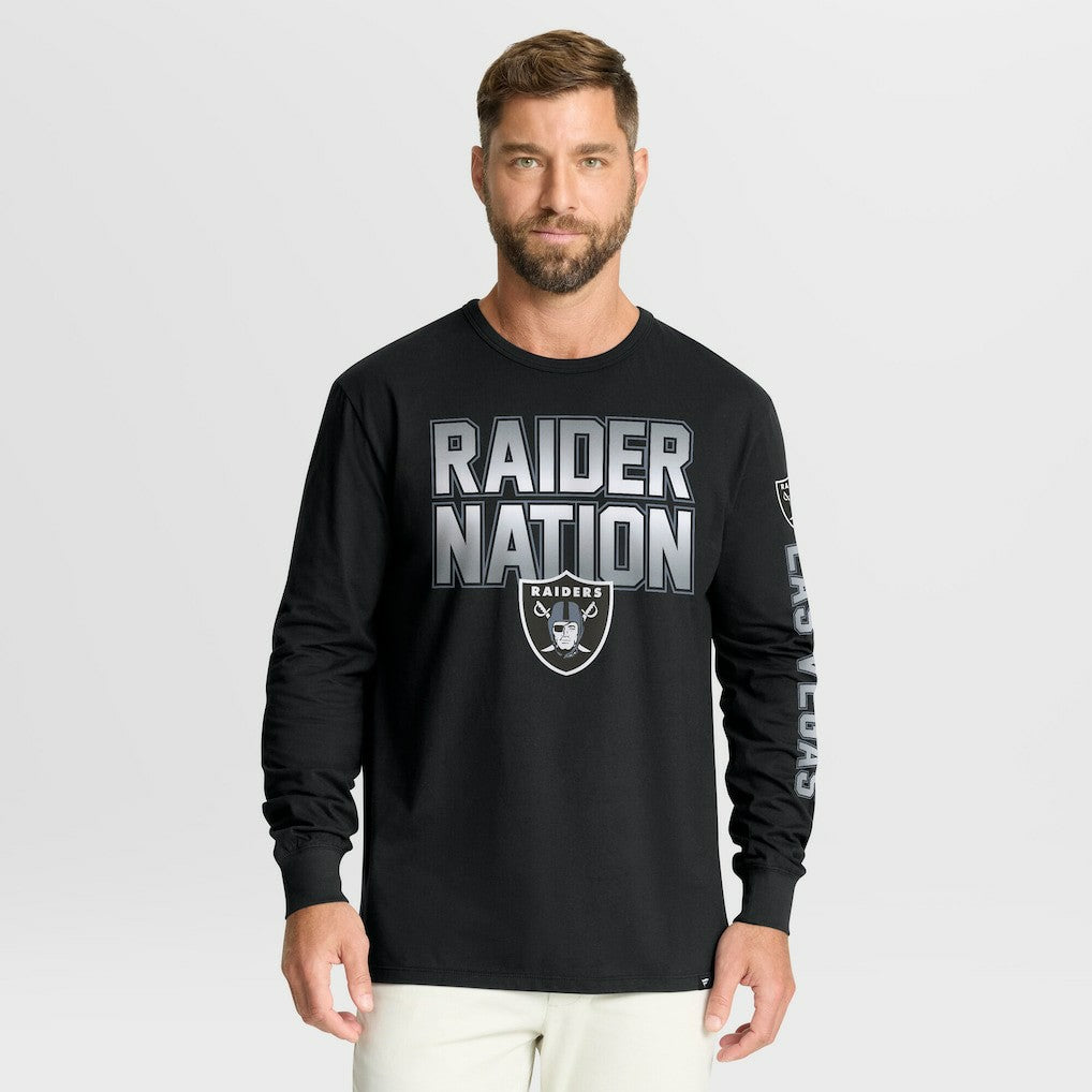 Las Vegas Raiders Hometown Sweep Legacy Long Sleeve T-Shirt Black | Fanatics