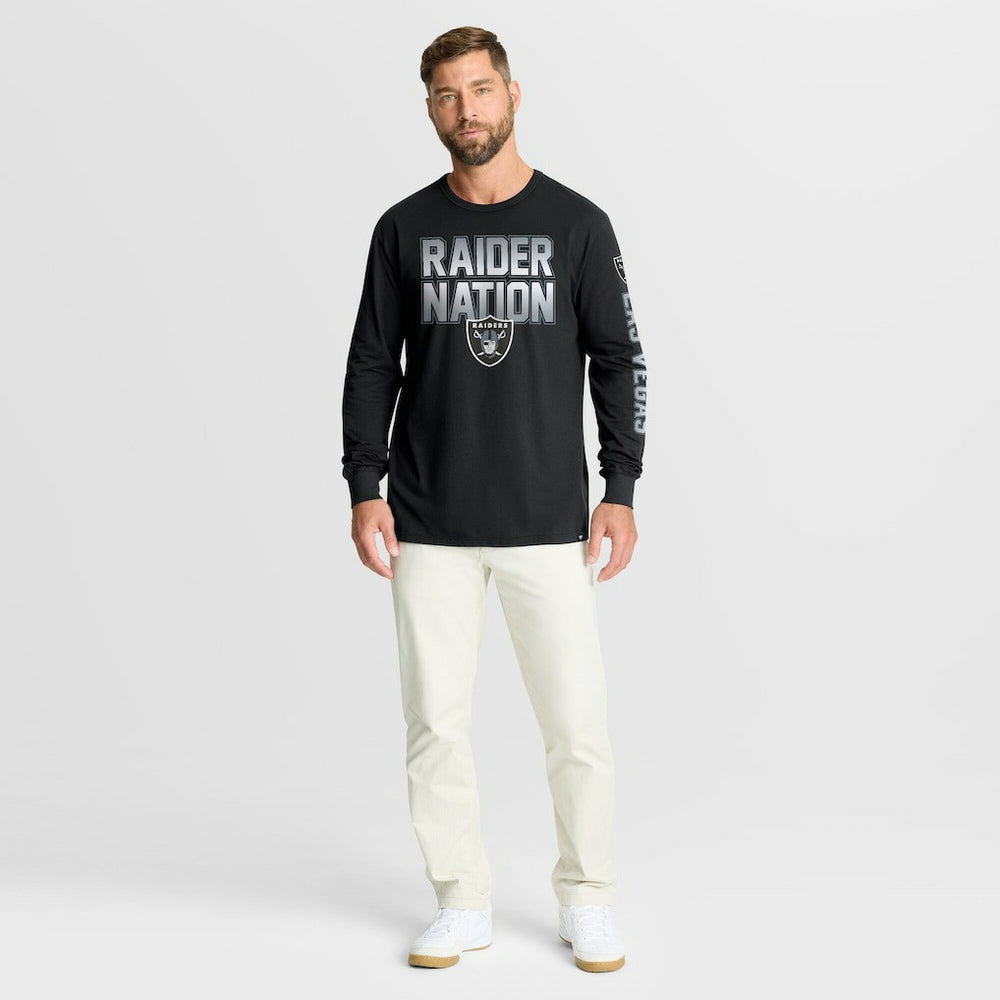 Las Vegas Raiders Hometown Sweep Legacy Long Sleeve T-Shirt Black | Fanatics