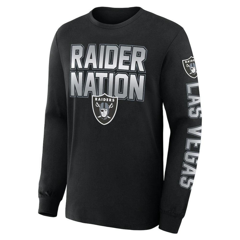 Las Vegas Raiders Hometown Sweep Legacy Long Sleeve T-Shirt Black | Fanatics