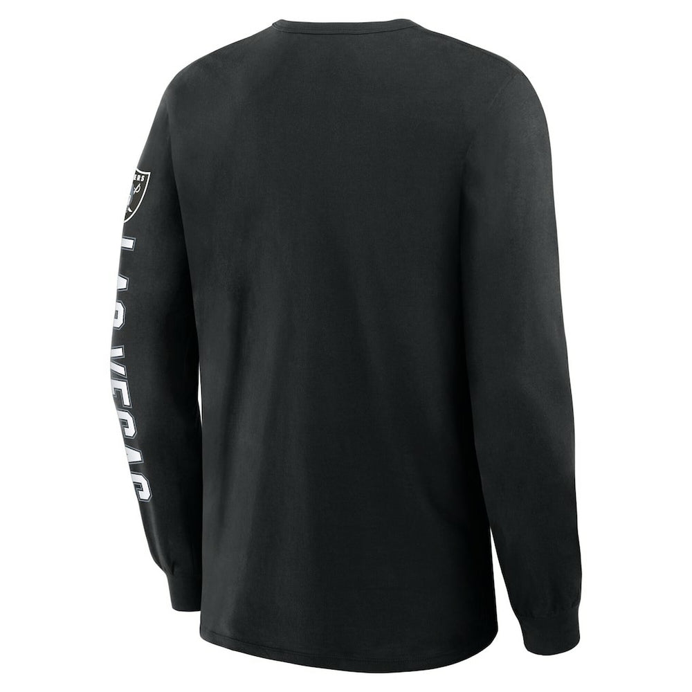 Las Vegas Raiders Hometown Sweep Legacy Long Sleeve T-Shirt Black | Fanatics