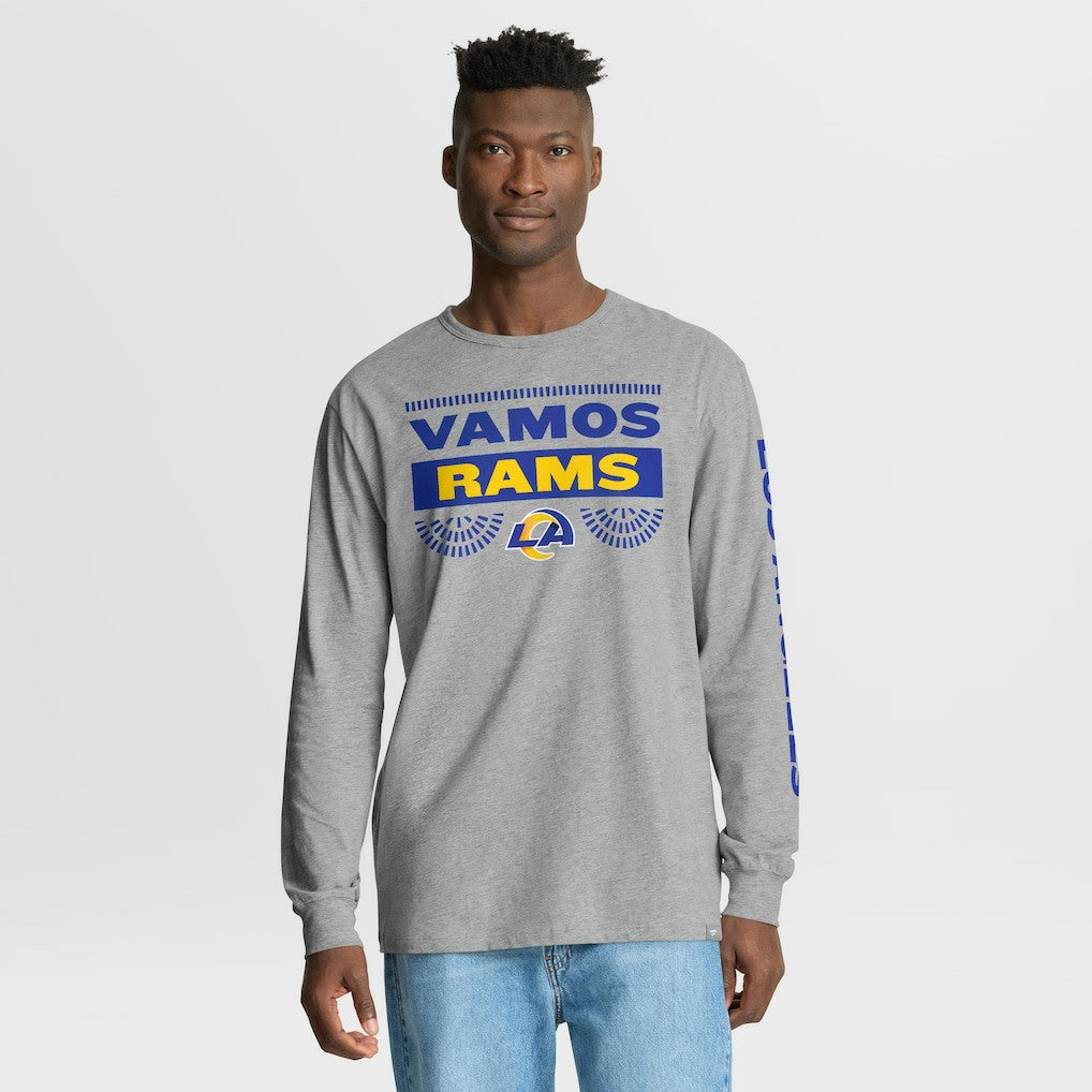 Los Angeles Rams Hometown Sweep Legacy Long Sleeve T-Shirt Heather Gray | Fanatics