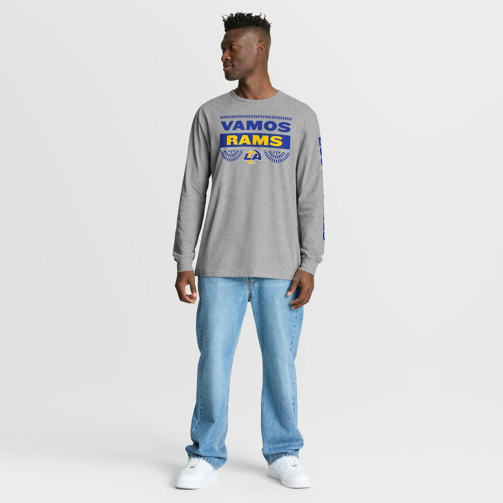 Los Angeles Rams Hometown Sweep Legacy Long Sleeve T-Shirt Heather Gray | Fanatics