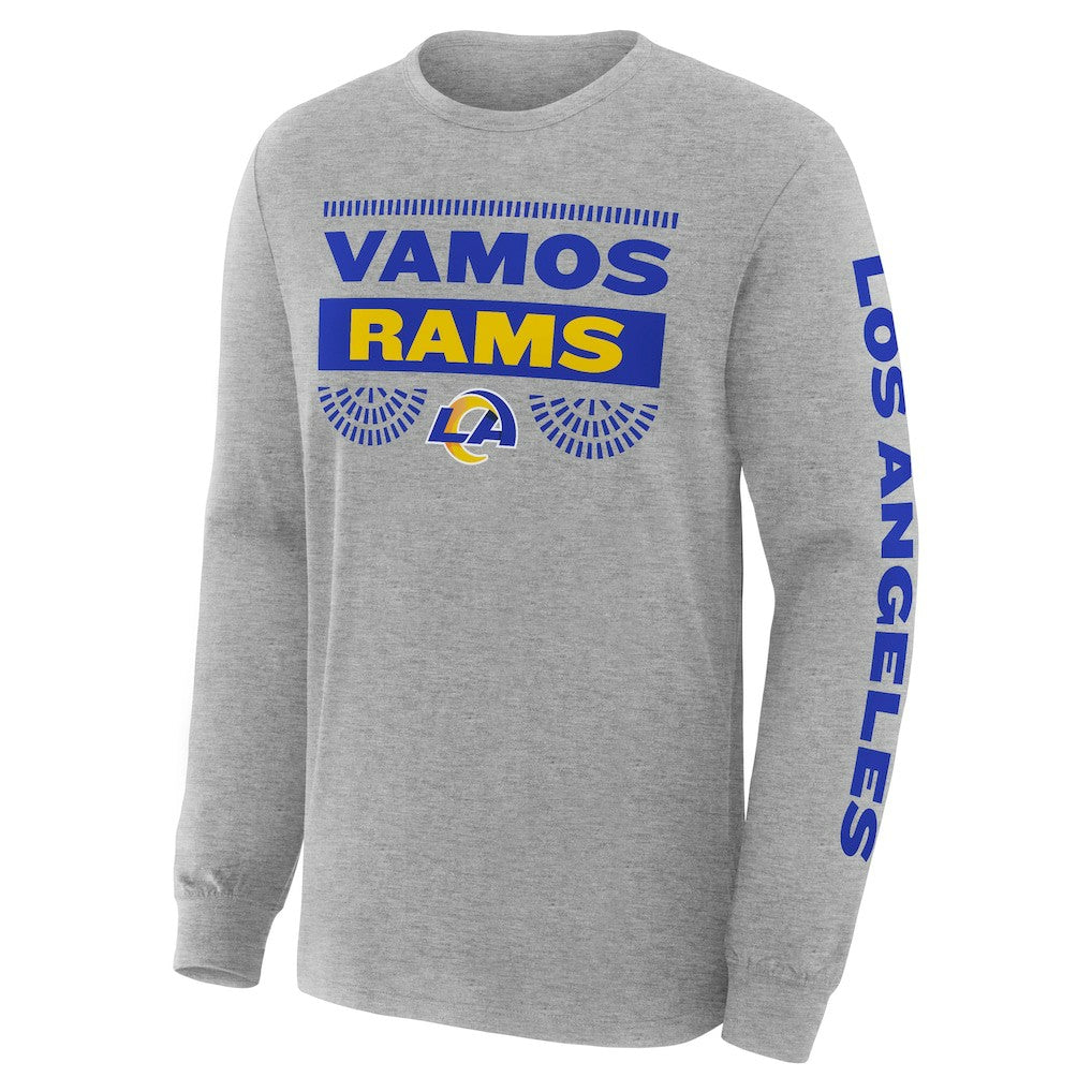 Los Angeles Rams Hometown Sweep Legacy Long Sleeve T-Shirt Heather Gray | Fanatics