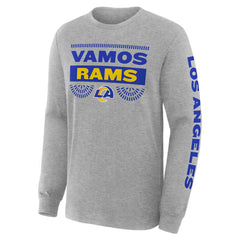 Los Angeles Rams Hometown Sweep Legacy Long Sleeve T-Shirt Heather Gray | Fanatics