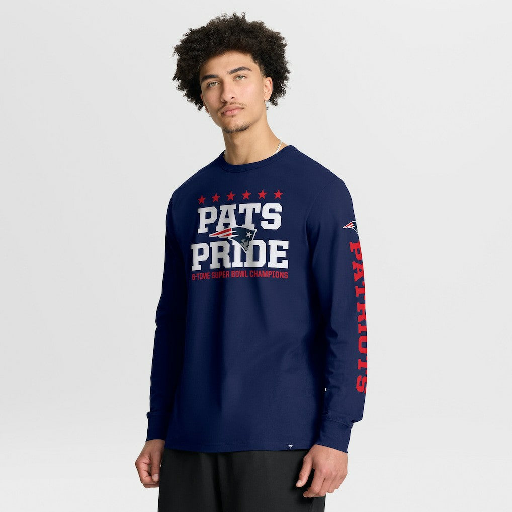 New England Patriots Hometown Sweep Legacy Long Sleeve T-Shirt Navy | Fanatics