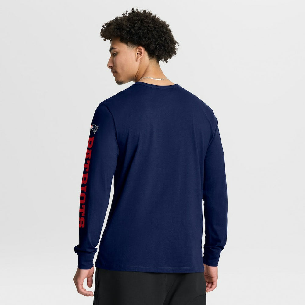 New England Patriots Hometown Sweep Legacy Long Sleeve T-Shirt Navy | Fanatics